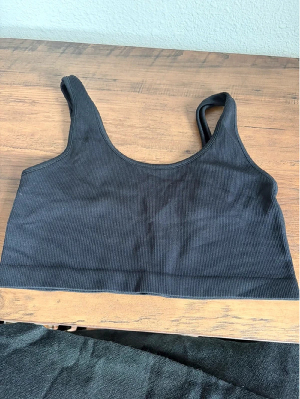 American Eagle ribbed seamless cropped bra top size XS/S - Picture 1 of 4